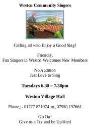 Weston Community Singers