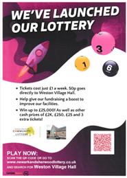 Weston Village Hall Lottery